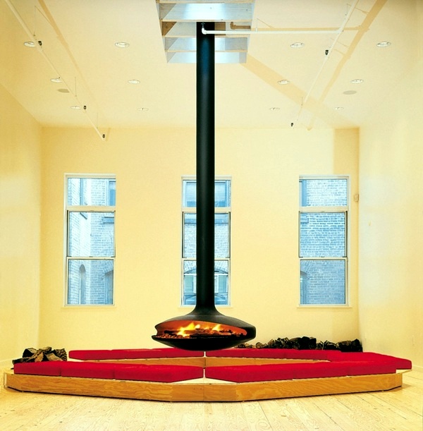 20 design ideas for hanging stove in modern house