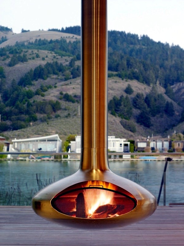 20 design ideas for hanging stove in modern house