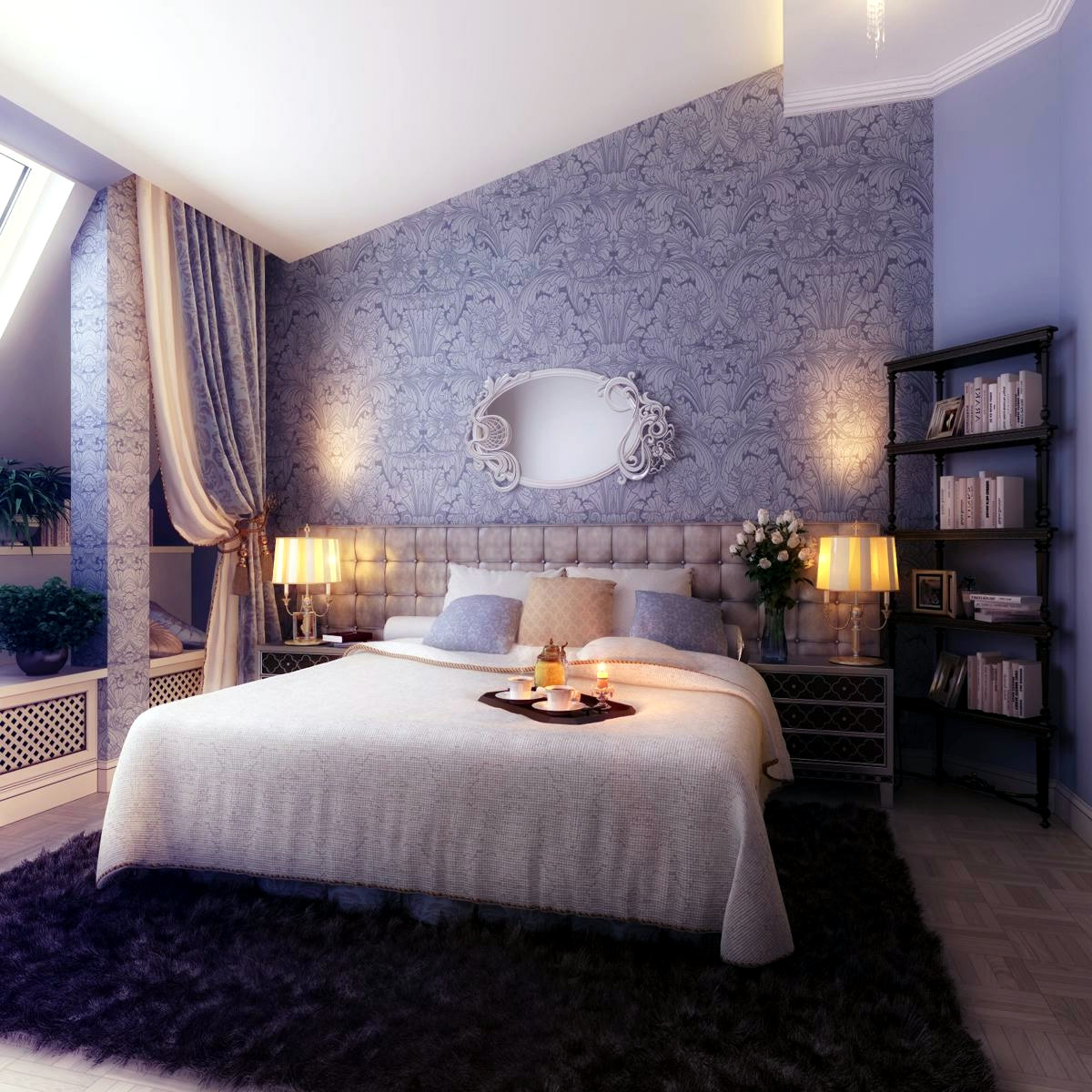 Bedroom with traditional elegance