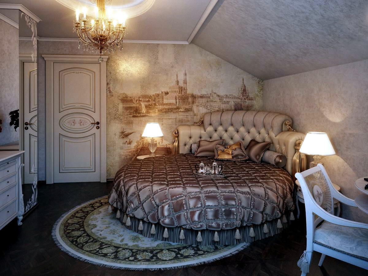 Bedroom with traditional elegance