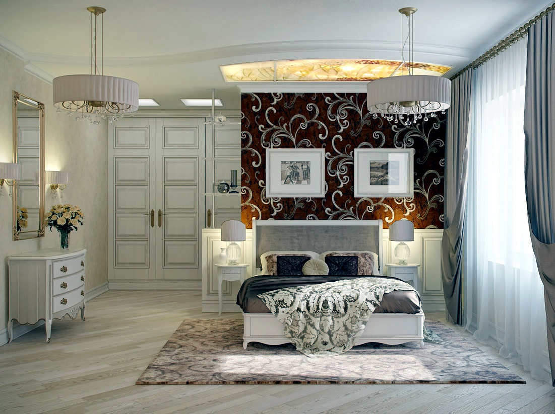 Bedroom with traditional elegance
