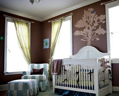 Baby Room Decoration Decoration Ideas in warm brown tones