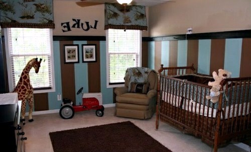 Baby Room Decoration Decoration Ideas in warm brown tones