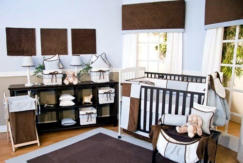 Baby Room Decoration Decoration Ideas in warm brown tones