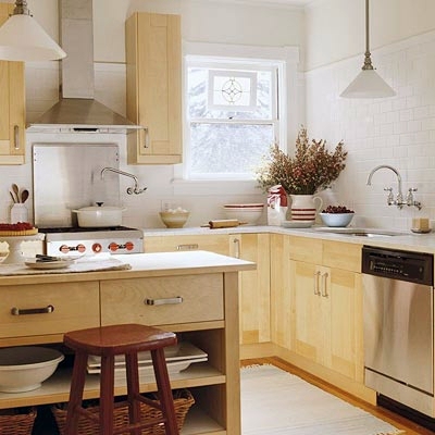 L-shaped kitchens - useful ideas