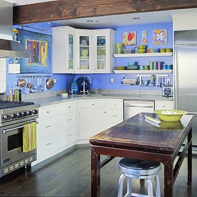 L-shaped kitchens - useful ideas