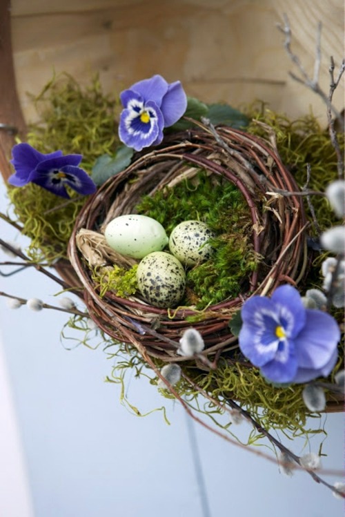 Osterdeko - Beautiful Easter eggs and Easter decoration craft itself
