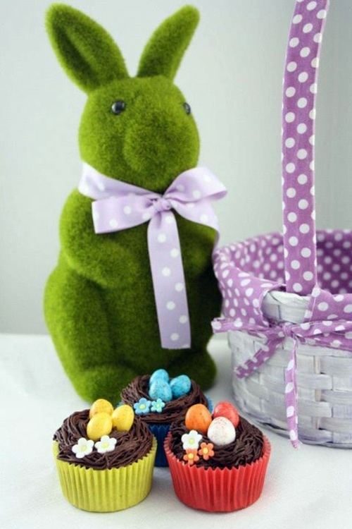Beautiful Easter eggs and Easter decoration craft itself