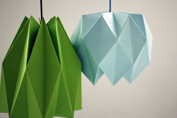 DIY - Do it yourself - Origami Lampshade - Instructions for DIY enthusiasts DIY - Do it yourself - Origami Lampshade - Instructions for DIY enthusiasts