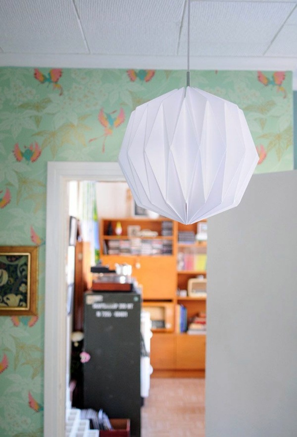 Origami Lampshade - Instructions for DIY enthusiasts